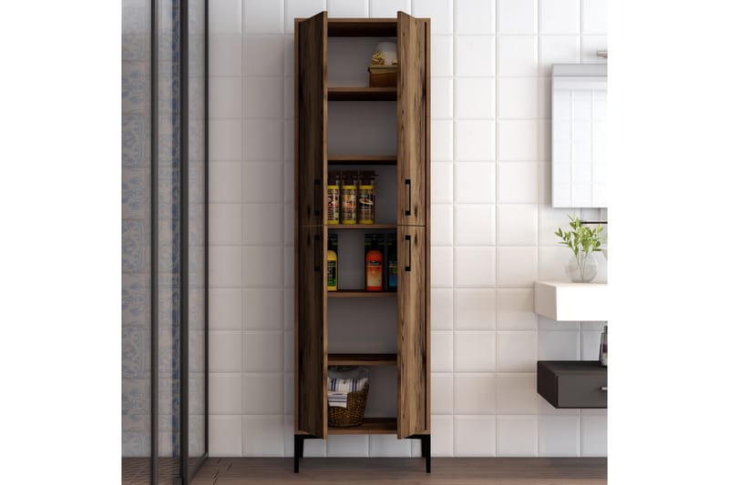 Highboard Kotzen 60x35 cm - Mörkbrun - Förvaringsskåp