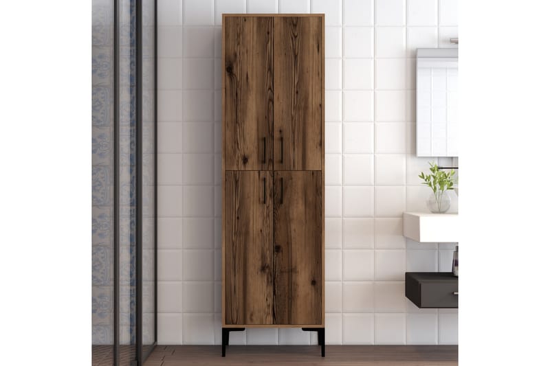 Highboard Kotzen 60x35 cm - Mörkbrun - Förvaring - Skåp - Förvaringsskåp