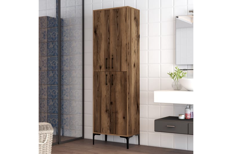Highboard Kotzen 60x35 cm - Mörkbrun - Förvaring - Skåp - Förvaringsskåp