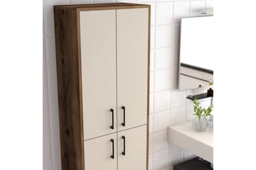 Highboard Kotzen 60x35 cm - Mörkbrun/Beige - Förvaring - Skåp - Förvaringsskåp