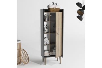 Highboard Lagomood 50x30 cm - Mörkbrun/Antracit - Förvaring - Skåp - Förvaringsskåp
