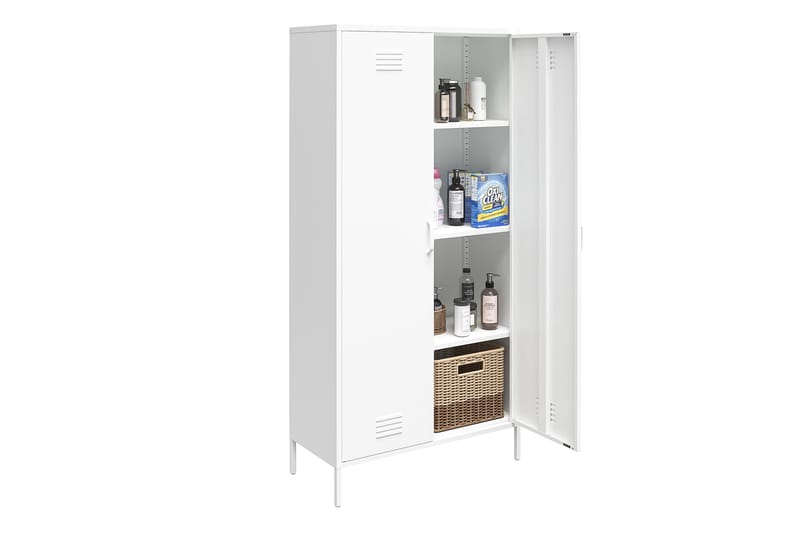 Highboard Mission District Vit - Dorel Home - Förvaring - Skåp - Förvaringsskåp