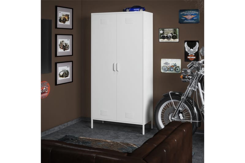Highboard Mission District Vit - Dorel Home - Förvaring - Skåp - Förvaringsskåp