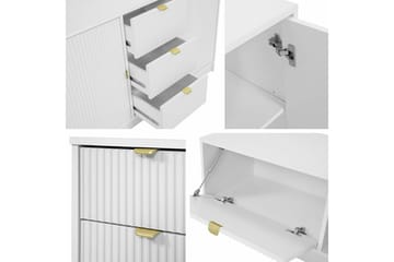 Highboard Novaj - Vit - Förvaring - Skåp - Förvaringsskåp