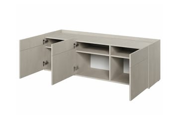 Highboard Rathmore - Ljusgrå - Förvaring - Skåp - Förvaringsskåp