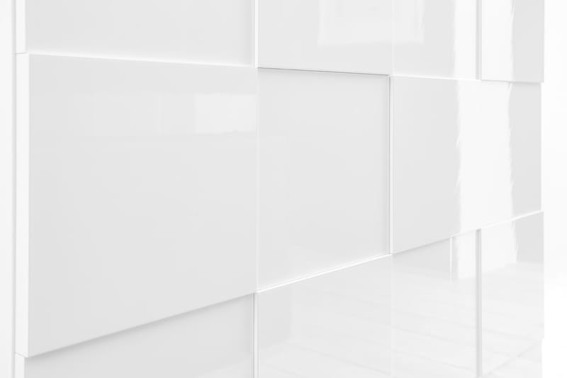 Highboard Tabor 121 cm - Vit Högglanslack - Förvaring - Skåp - Förvaringsskåp