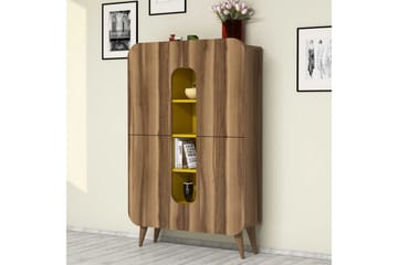 Hovdane Förvaringsskåp 108 cm - Brun/Gul - Förvaring - Skåp - Förvaringsskåp