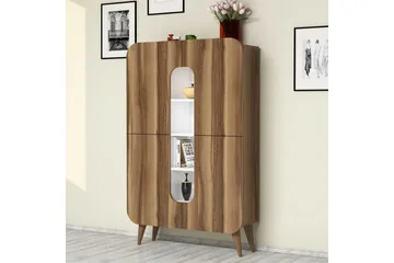 Hovdane Förvaringsskåp 108 cm - Brun/Vit - Förvaring - Skåp - Förvaringsskåp