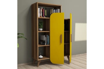Hovdane Förvaringsskåp 90 cm - Brun/Gul - Förvaring - Skåp - Förvaringsskåp