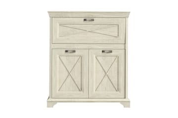 Hurlston Barskåp 123 cm - Vit - Förvaring - Skåp - Förvaringsskåp