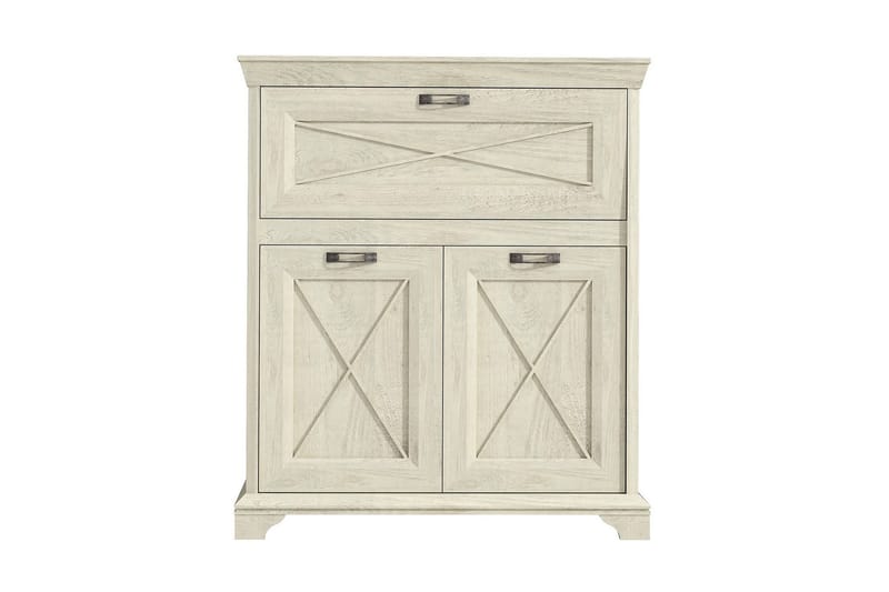 Hurlston Barskåp 123 cm - Vit - Förvaring - Skåp - Förvaringsskåp