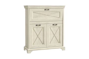 Hurlston Barskåp 123 cm - Vit - Förvaring - Skåp - Förvaringsskåp