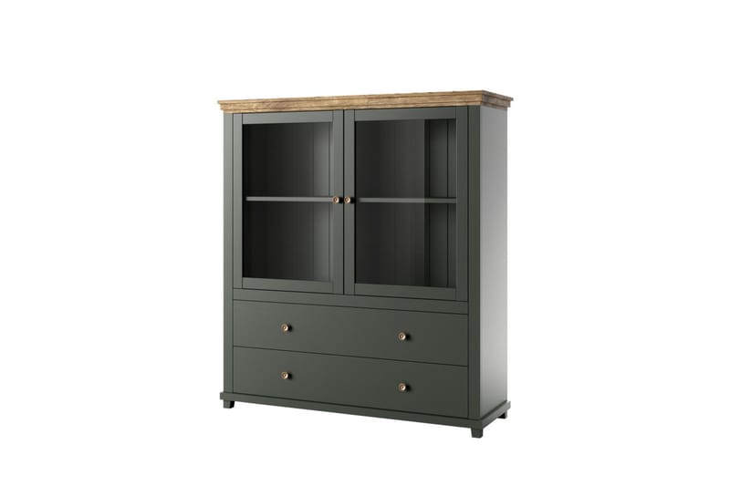 Ivreri Highboard 42x126 cm, Khaki/Natur