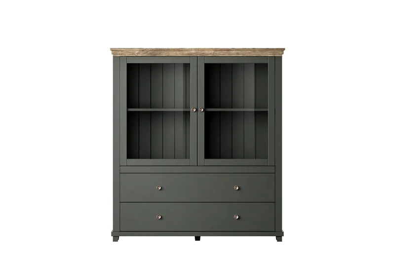 Ivreri Highboard 42x126 cm - Khaki/Natur - Förvaring - Skåp - Förvaringsskåp