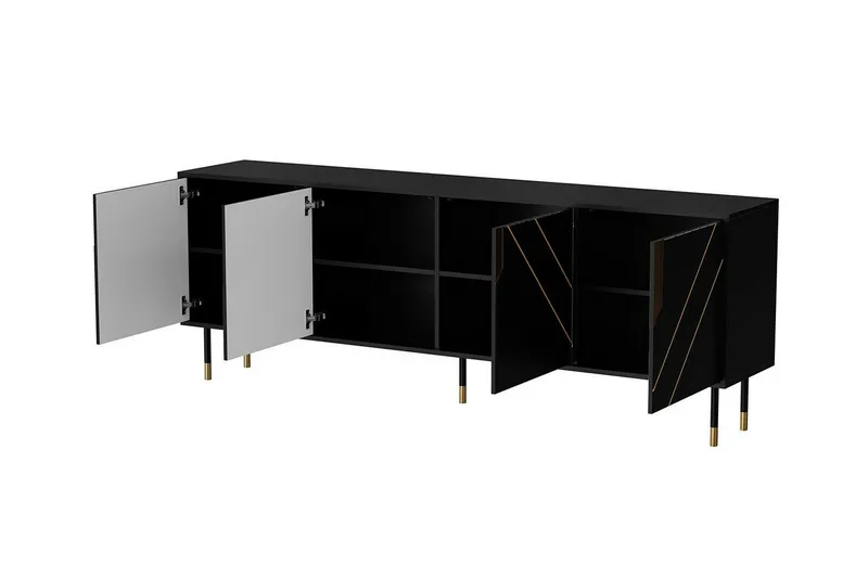Juniskär Highboard - Svart - Förvaring - Skåp - Förvaringsskåp