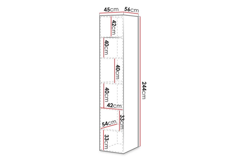 Juniskär Highboard - Svart - Förvaring - Skåp - Förvaringsskåp
