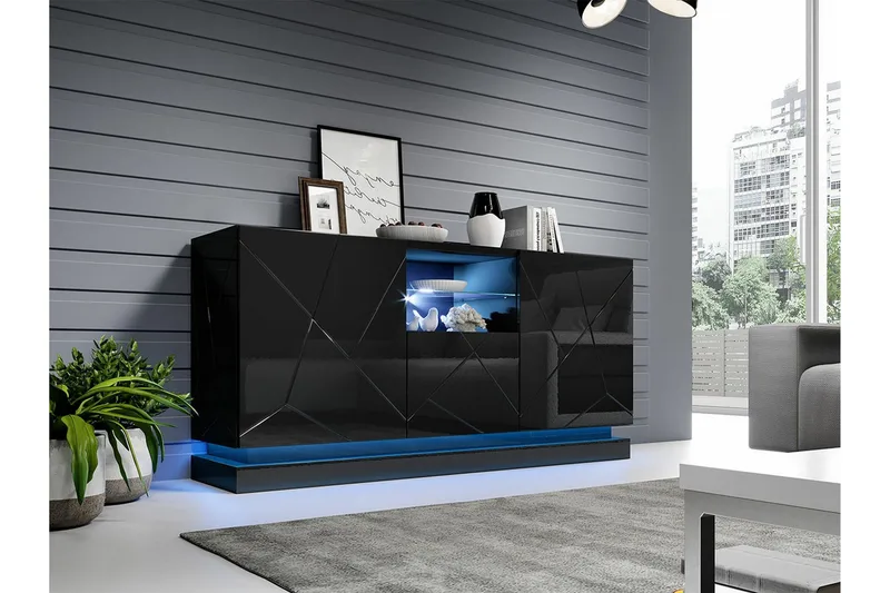 Juniskär Highboard - Svart - Förvaring - Skåp - Förvaringsskåp