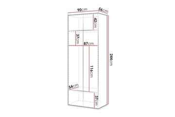 Juniskär Highboard - Vit - Förvaring - Skåp - Förvaringsskåp