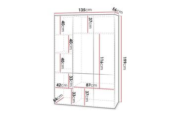 Juniskär Highboard - Vit - Förvaring - Skåp - Förvaringsskåp