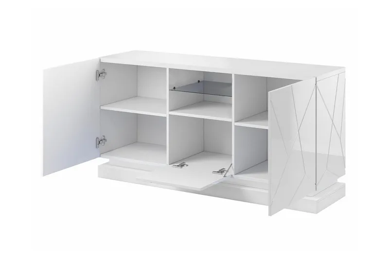 Juniskär Highboard - Vit - Förvaring - Skåp - Förvaringsskåp