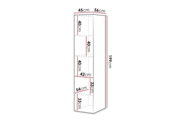 Juniskär Highboard - Vit - Förvaring - Skåp - Förvaringsskåp