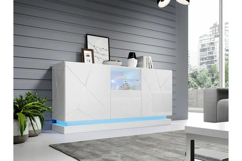 Juniskär Highboard - Vit - Förvaring - Skåp - Förvaringsskåp