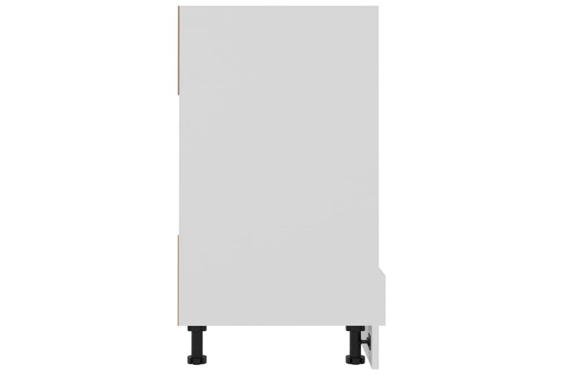 Köksskåp för skåp vit 60x46x81,5 cm spånskiva - Vit - Förvaringsskåp
