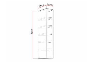 Köksskåp Templemore 15 cm - Brun - Förvaring - Skåp - Förvaringsskåp
