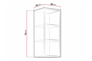 Köksskåp Templemore 30 cm - Brun - Förvaring - Skåp - Förvaringsskåp