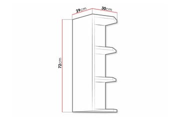 Köksskåp Templemore 30 cm - Vit - Förvaring - Skåp - Förvaringsskåp