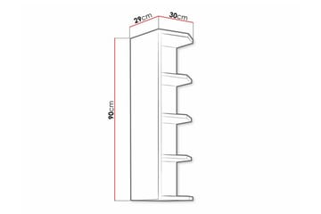 Köksskåp Templemore 30 cm - Vit - Förvaring - Skåp - Förvaringsskåp