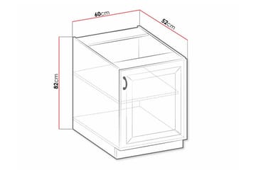 Köksskåp Templemore 60 cm - Förvaring - Skåp - Förvaringsskåp