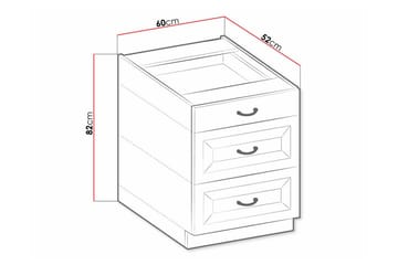 Köksskåp Templemore 60 cm - Förvaring - Skåp - Förvaringsskåp