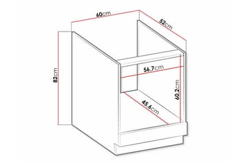 Köksskåp Templemore 60 cm - Förvaring - Skåp - Förvaringsskåp