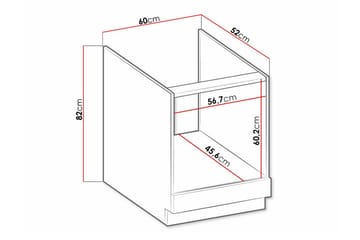 Köksskåp Templemore 60 cm - Förvaring - Skåp - Förvaringsskåp