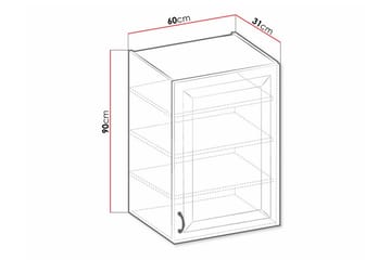 Köksskåp Templemore 60 cm - Förvaring - Skåp - Förvaringsskåp