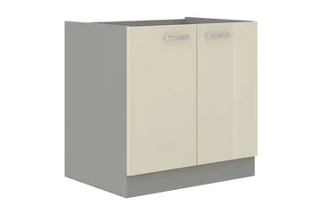 Karmen Skåp för tvättmaskin 80x52x82 cm - Beige/Grå - Förvaring - Skåp - Förvaringsskåp