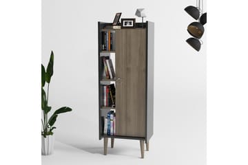 Keachi Highboard 50x30 cm - Mörkbrun/Antracit - Förvaring - Skåp - Förvaringsskåp