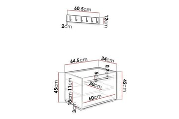 Kenmare Highboard White - Förvaring - Skåp - Förvaringsskåp