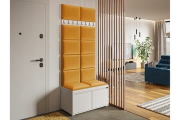 Kenmare Highboard Yellow/White - Förvaring - Skåp - Förvaringsskåp