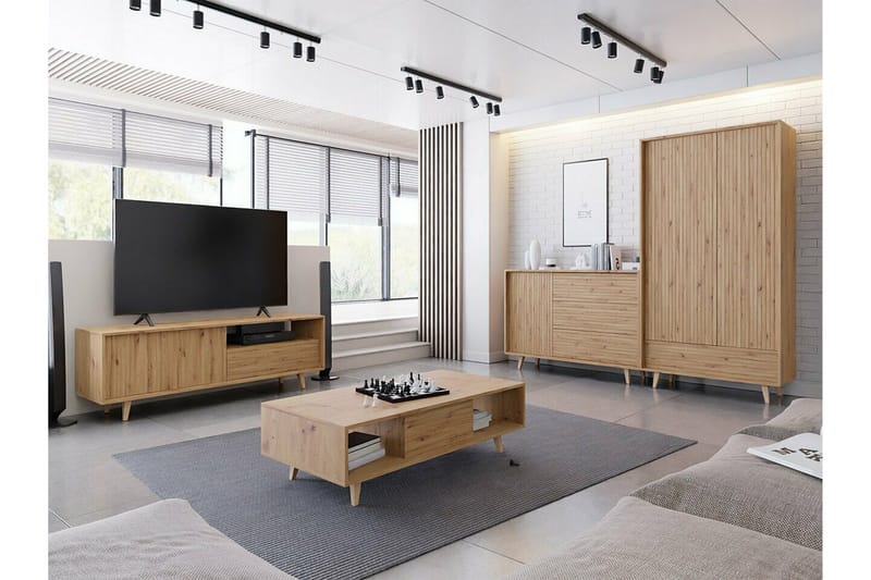 Kintore Highboard - Brun - Förvaring - Skåp - Förvaringsskåp