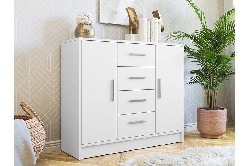 Kintore Highboard - Vit - Förvaring - Skåp - Förvaringsskåp