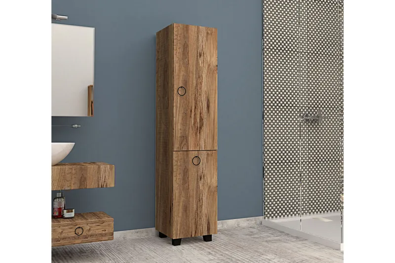 Kolpelle Badrumsskåp - Brun - Förvaring - Skåp - Förvaringsskåp