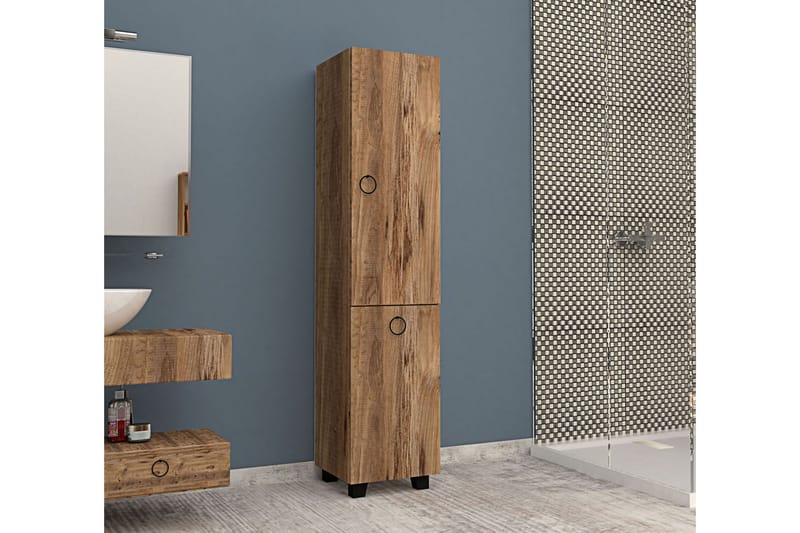 Kolpelle Badrumsskåp - Brun - Förvaring - Skåp - Förvaringsskåp