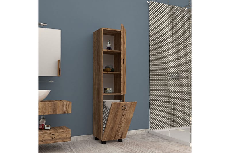 Kolpelle Badrumsskåp - Brun - Förvaring - Skåp - Förvaringsskåp