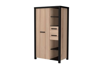 Konitsa Highboard 53x91 cm - Brun/Svart - Förvaring - Skåp - Förvaringsskåp