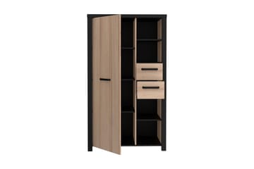 Konitsa Highboard 53x91 cm - Brun/Svart - Förvaring - Skåp - Förvaringsskåp