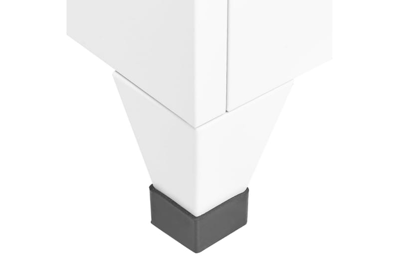 beBasic Förvaringsskåp vit 38x40x180 cm stål - White - Dokumentskåp