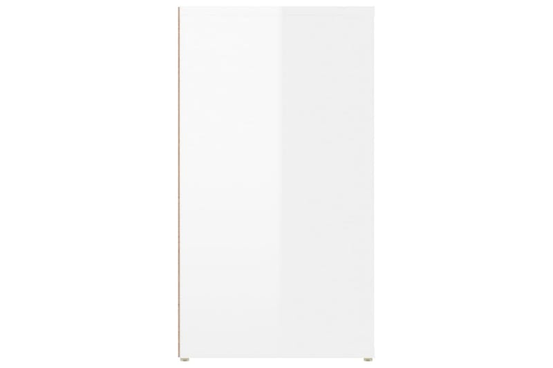 beBasic Förvaringsskåp vit högglans 100x33x59,5 cm konstruerat trä - White - Dokumentskåp