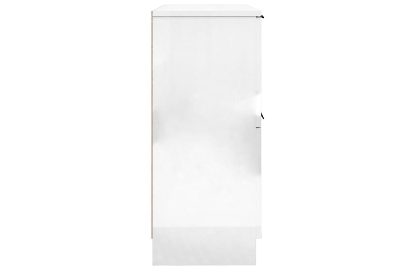 beBasic Förvaringsskåp vit högglans 30x30x70 cm konstruerat trä - White - Dokumentskåp